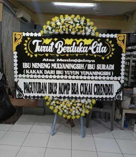Papan Bunga Duka Jatisari Jatiasih